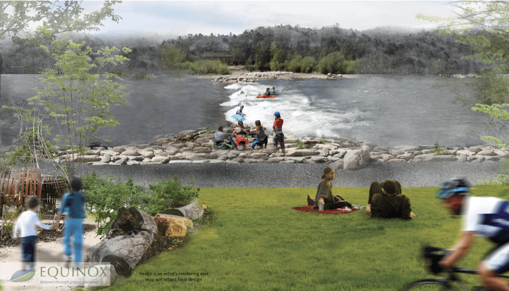 french broad river academy woodfin whitewater wave rendering fbra at 15